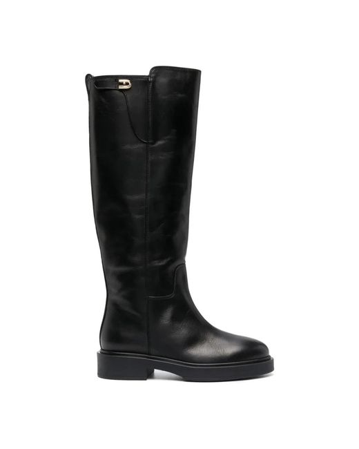 Furla Black High Boots