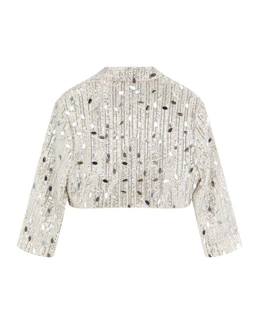 DE SANTIS Jassen ,Polyester Gc 615 Blazer in het Natural