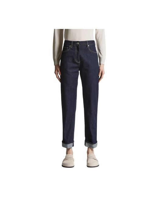 Peserico Blue Slim Fit Jeans