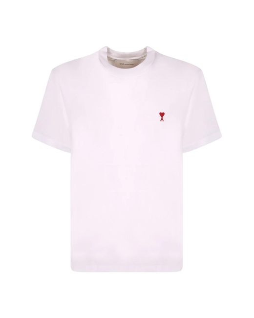 AMI Ami De Coeur T-Shirt in het Pink voor heren