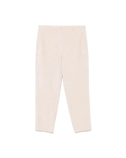 Circolo 1901 Natural Cropped Trousers