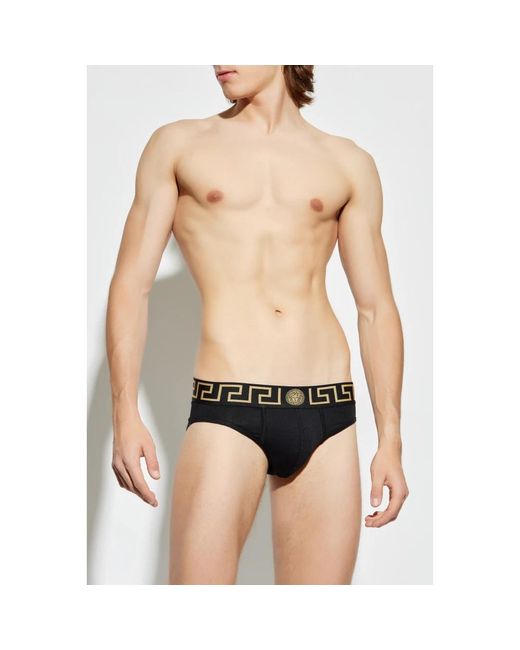 Bottoms Versace de hombre de color Black