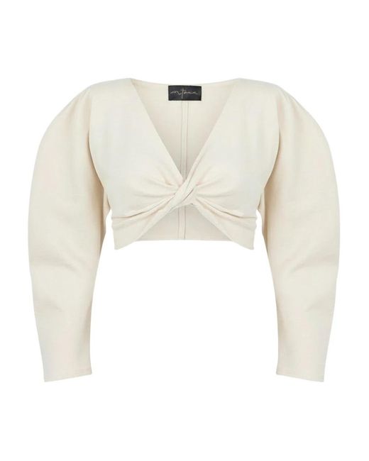Cortana Ara Crop Top in het White