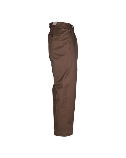 BRIGLIA Brown Chinos for men