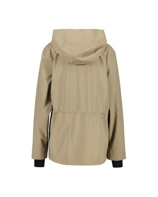 Rains Suva Hardshell String Jacket in het Natural