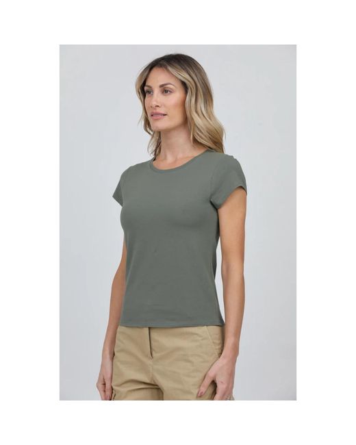 Alpha Studio Gray T-Shirts