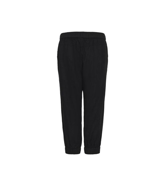 Kaffe Black Cropped Trousers
