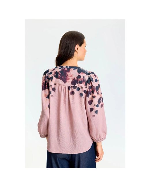 iN FRONT Blouse in het Pink