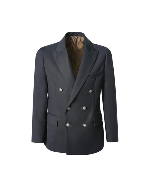 Reveres 1949 Black Blazers for men