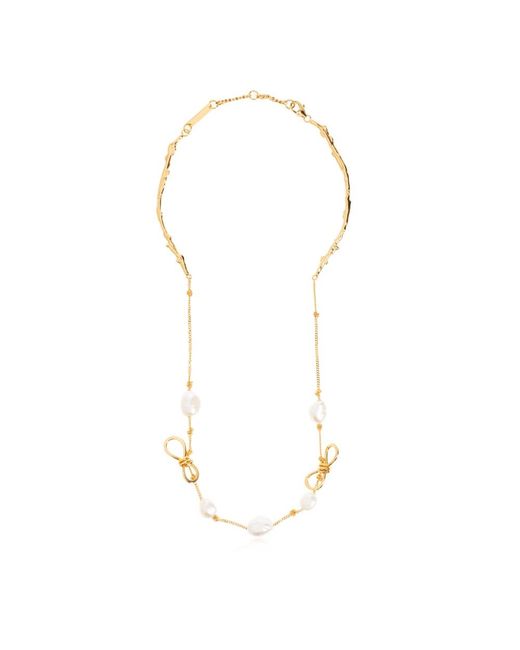 Marni Metallic Perlenhalskette