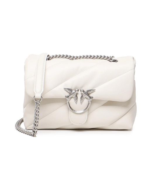 Pinko White Shoulder Bags