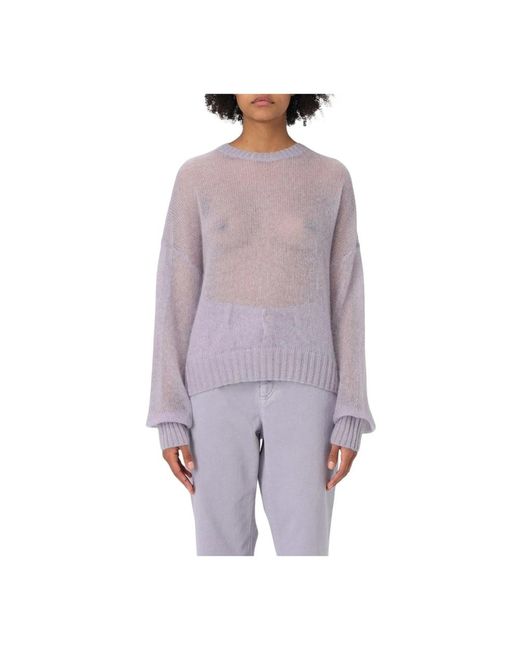 Brunello Cucinelli Purple Cashmere Pullover-Pullover