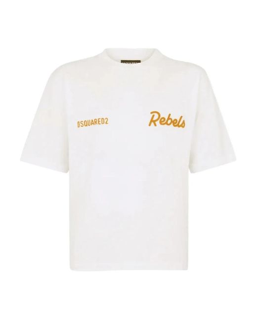 DSquared² White T-Shirts for men