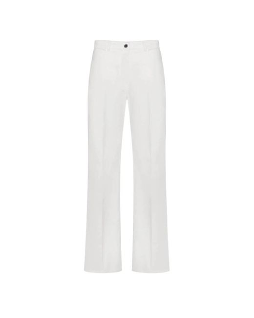 Seventy White Straight Trousers