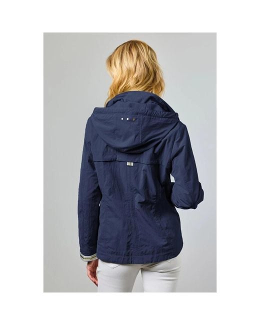 Junge Blue Rain Jackets