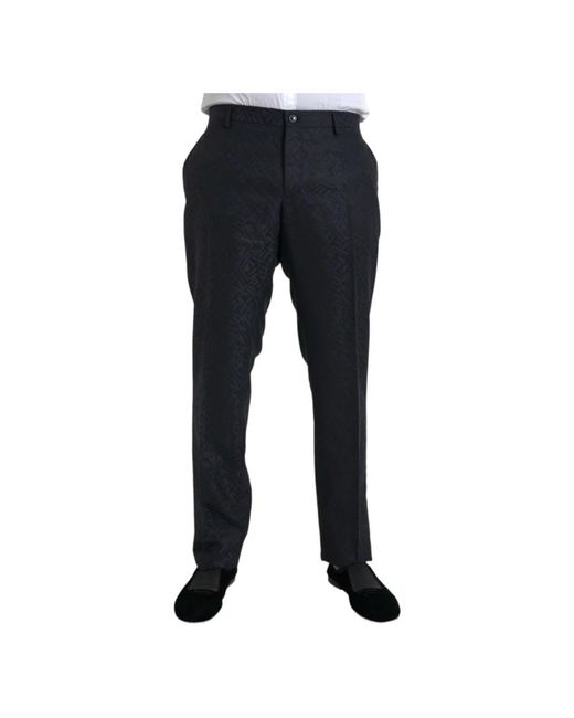Dolce & Gabbana Black Suit Trousers for men
