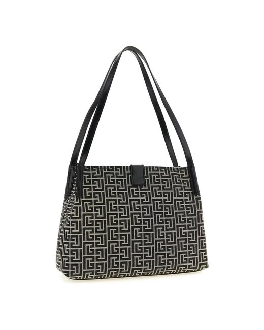 Balmain Black Shoulder Bags