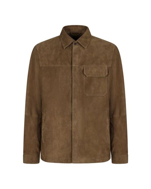 Herno Green Light Jackets for men