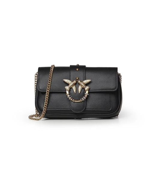Pinko Black Cross Body Bags