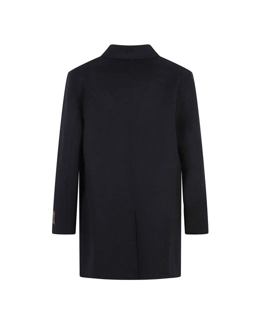 Incotex Blue Single-Breasted Coats for men