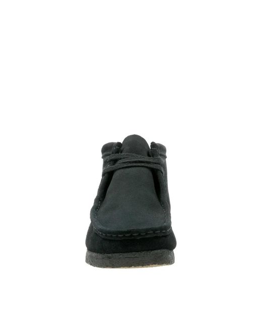 Wallabee Boot di Clarks in Black da Uomo
