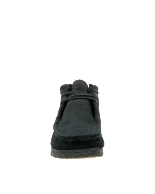 Clarks Wallabee Boot in het Black voor heren