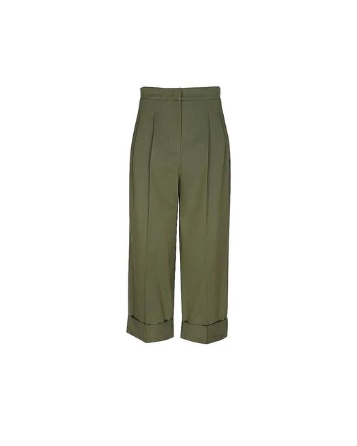 Weekend by Maxmara Green Cropped Trousers