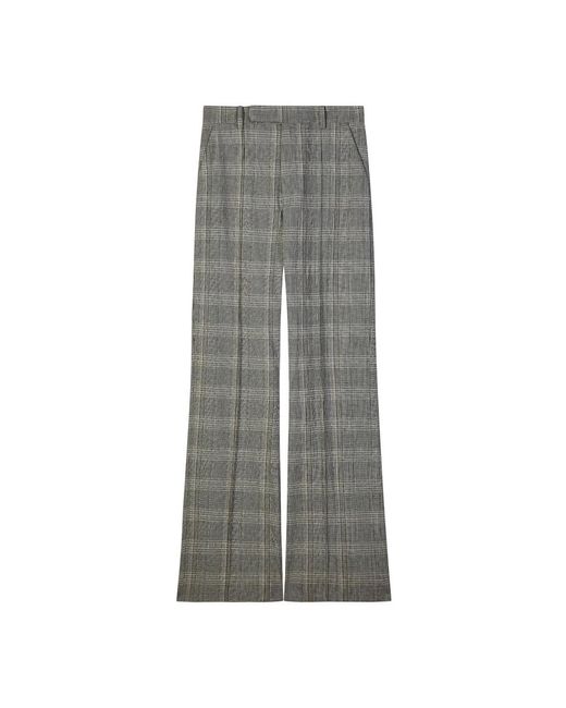 Patrizia Pepe Gray Wide Trousers