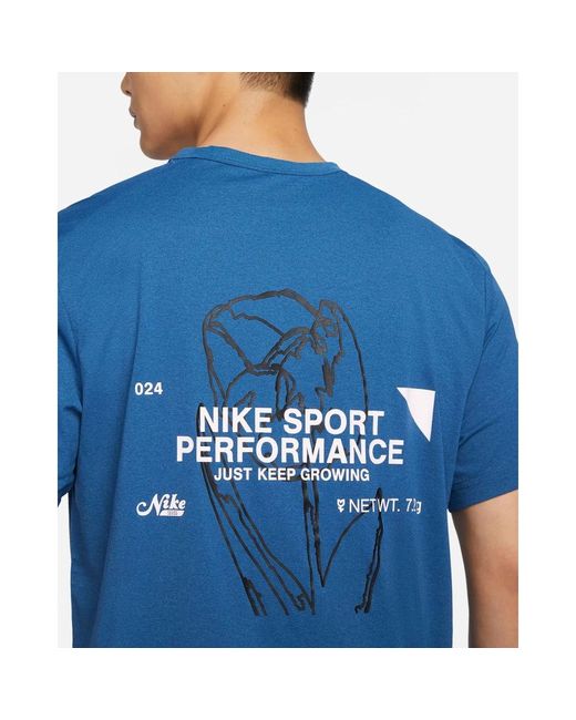 Nike Grafik t-shirt für männer in Blue für Herren