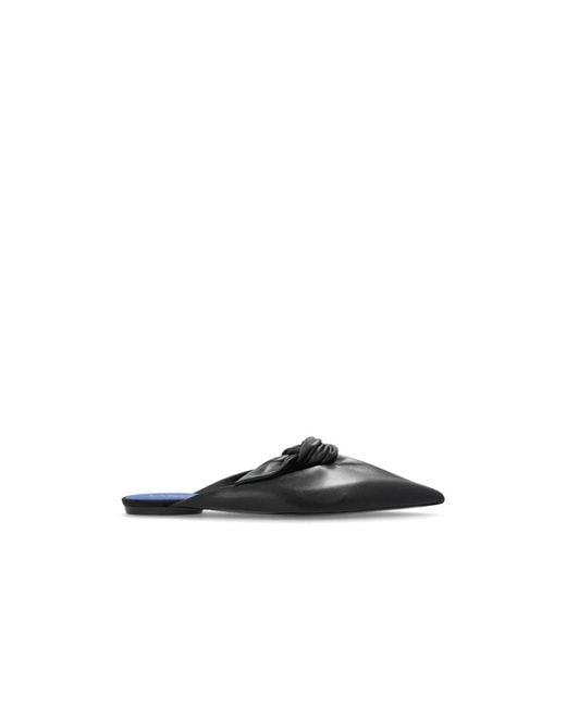 Mules Lanvin en coloris Black