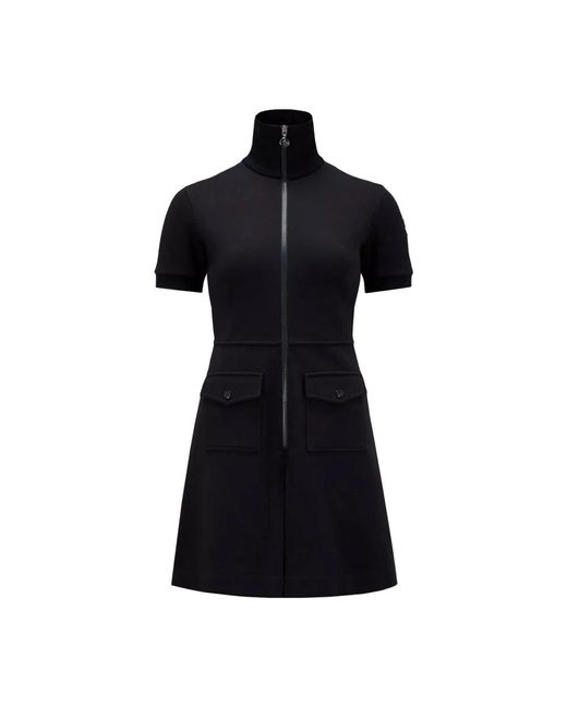 Moncler Black Short Dresses