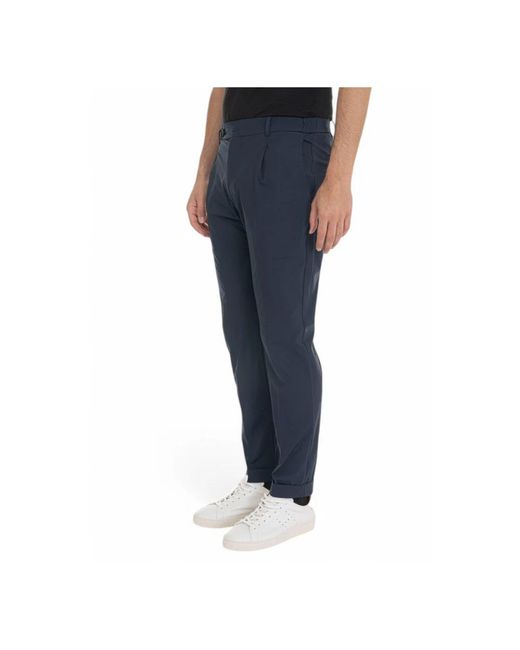 BERWICK 1707 Blue Chinos for men