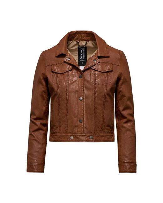 Bomboogie Brown Leather Jackets