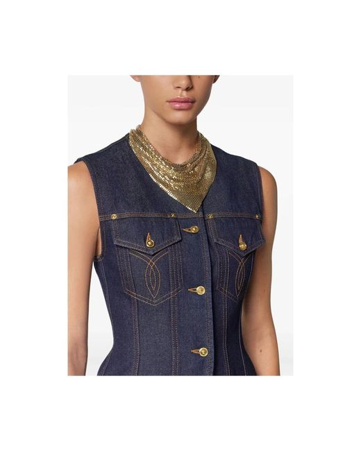 Versace Natural Kettenpost Silhouette Schal
