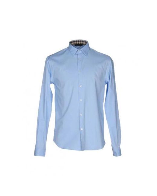 Aquascutum Blue Formal Shirts for men
