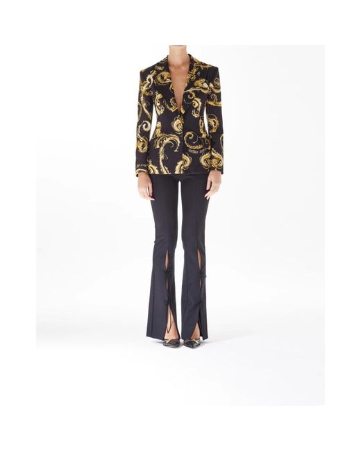 Blazers Versace Jeans Couture de color Black