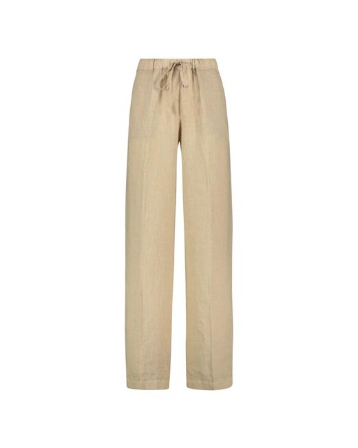 Wide Trousers Re-hash de color Natural
