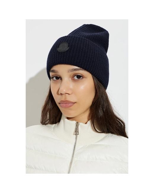 Beanies di Moncler in Blue