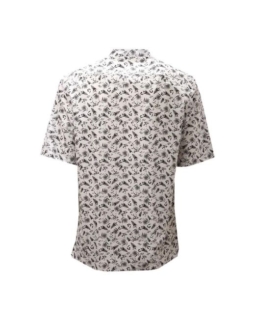 Paolo Pecora Gray Short Sleeve Shirts for men