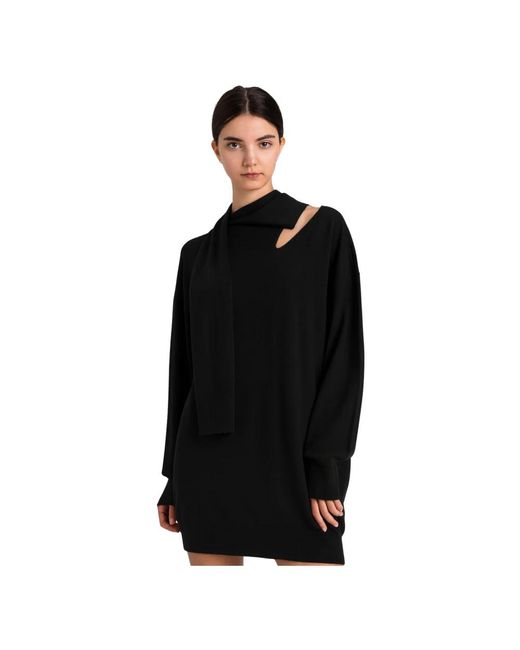 Twinset Black Short Dresses