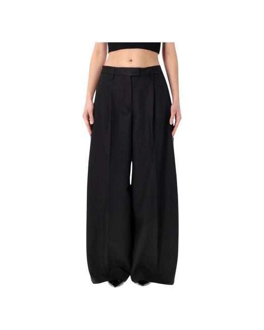Thelatest Black Wide Trousers