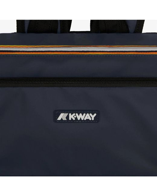 K-Way Blue Backpacks for men