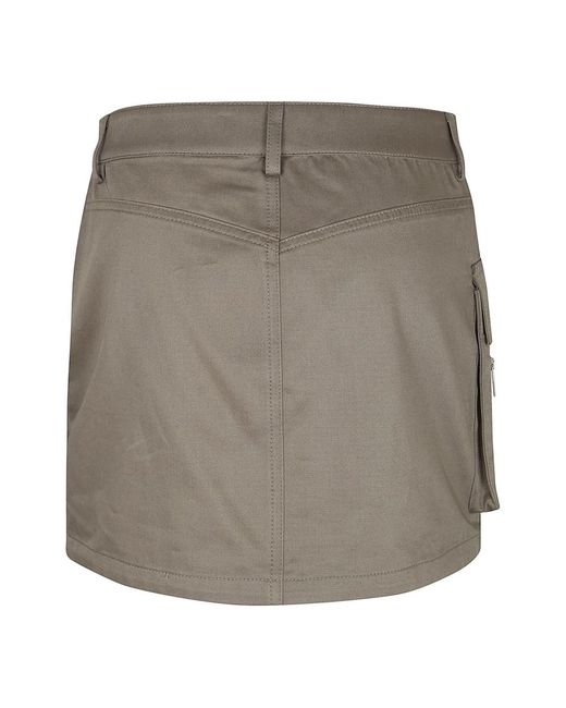 Off-White c/o Virgil Abloh Natural Short Skirts