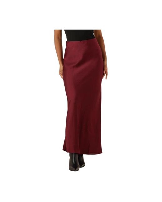 Bruuns Bazaar Rokken ,Rood ,Polyester Acacia Joanelle Rok in het Red