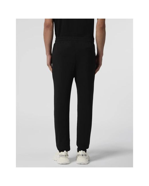 Philipp Plein Fitness ,Zwart ,Katoen Fleece Joggers 3D Tiger in het Black voor heren