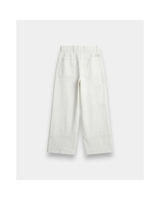 Nine:inthe:morning White Wide Trousers
