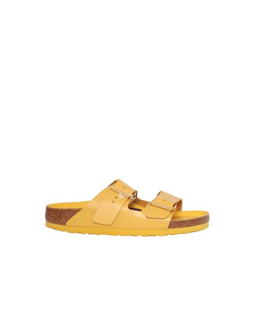 Birkenstock Yellow Sliders