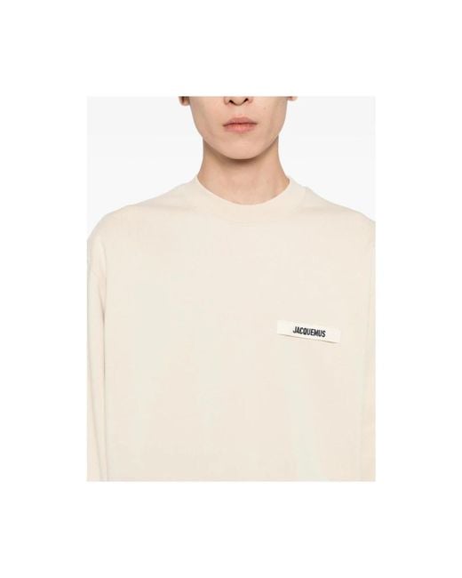 Jacquemus Sweatshirts in het Natural voor heren