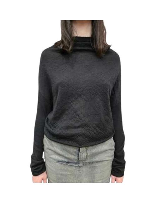 Rick Owens Black Cashmere Knitwear