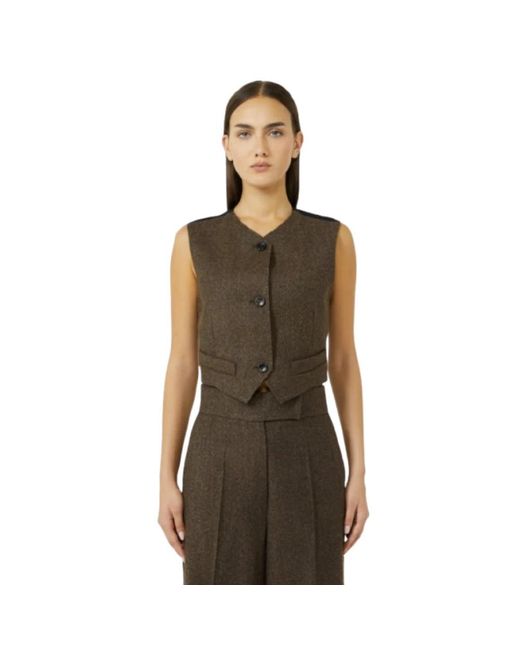 Vests Max Mara de color Green